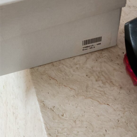 D'accori fuchsia holographic patent leather mule sandals sz 39.5 - Picture 13 of 13